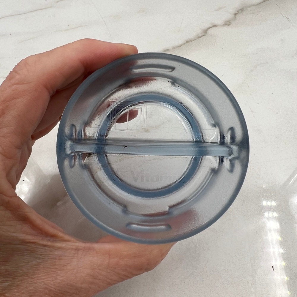 Vitamix Clear Blue Blender Lid Plug Replacement Measuring Cup 1oz 2oz Vented